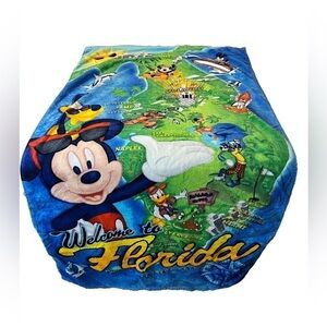 EUC Disney Vintage Y2K Florida Mickey Mouse Beach Pool Towel 28x58”